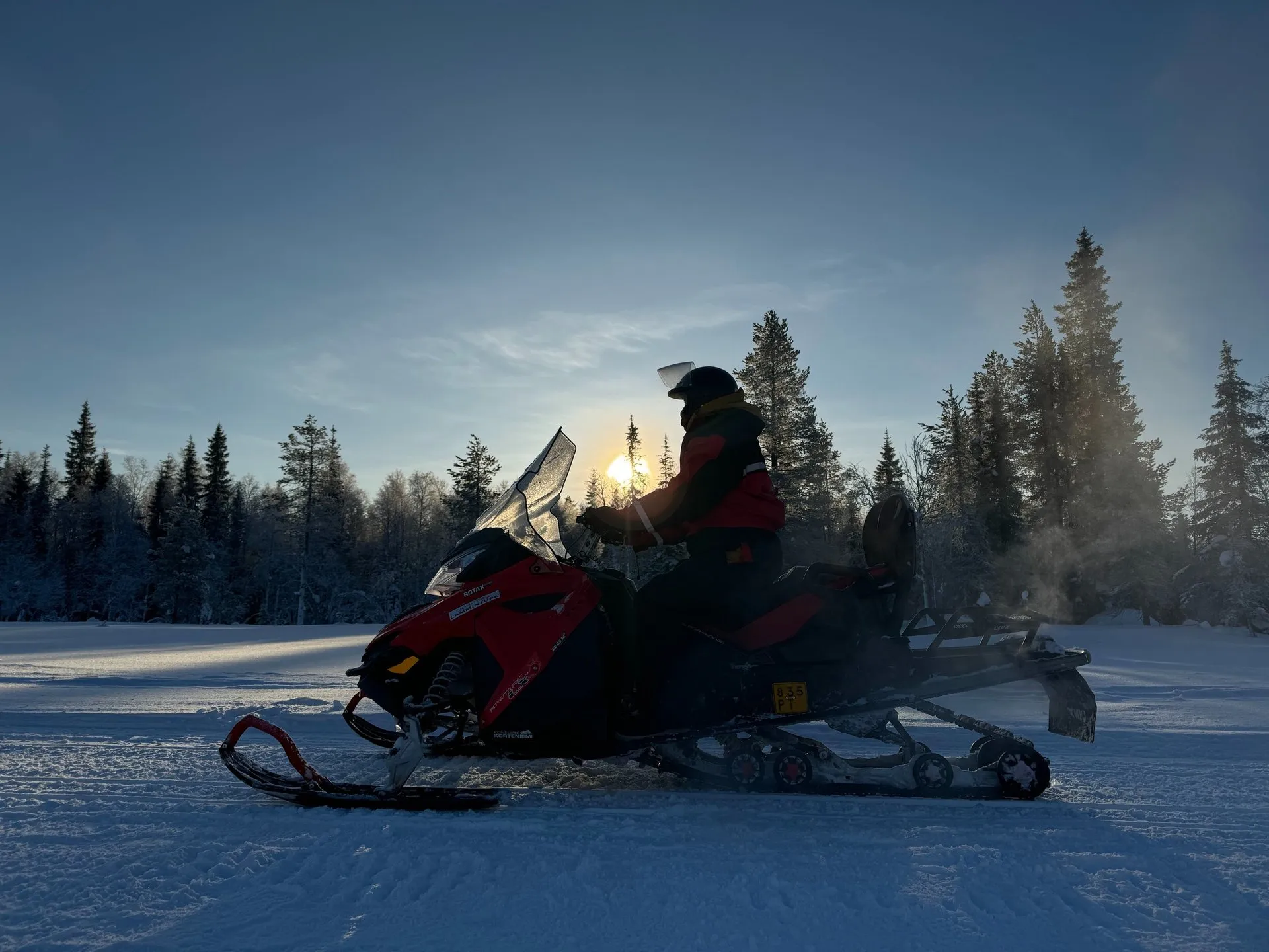 Schneemobiltour bei -30 Grad. Bild 4