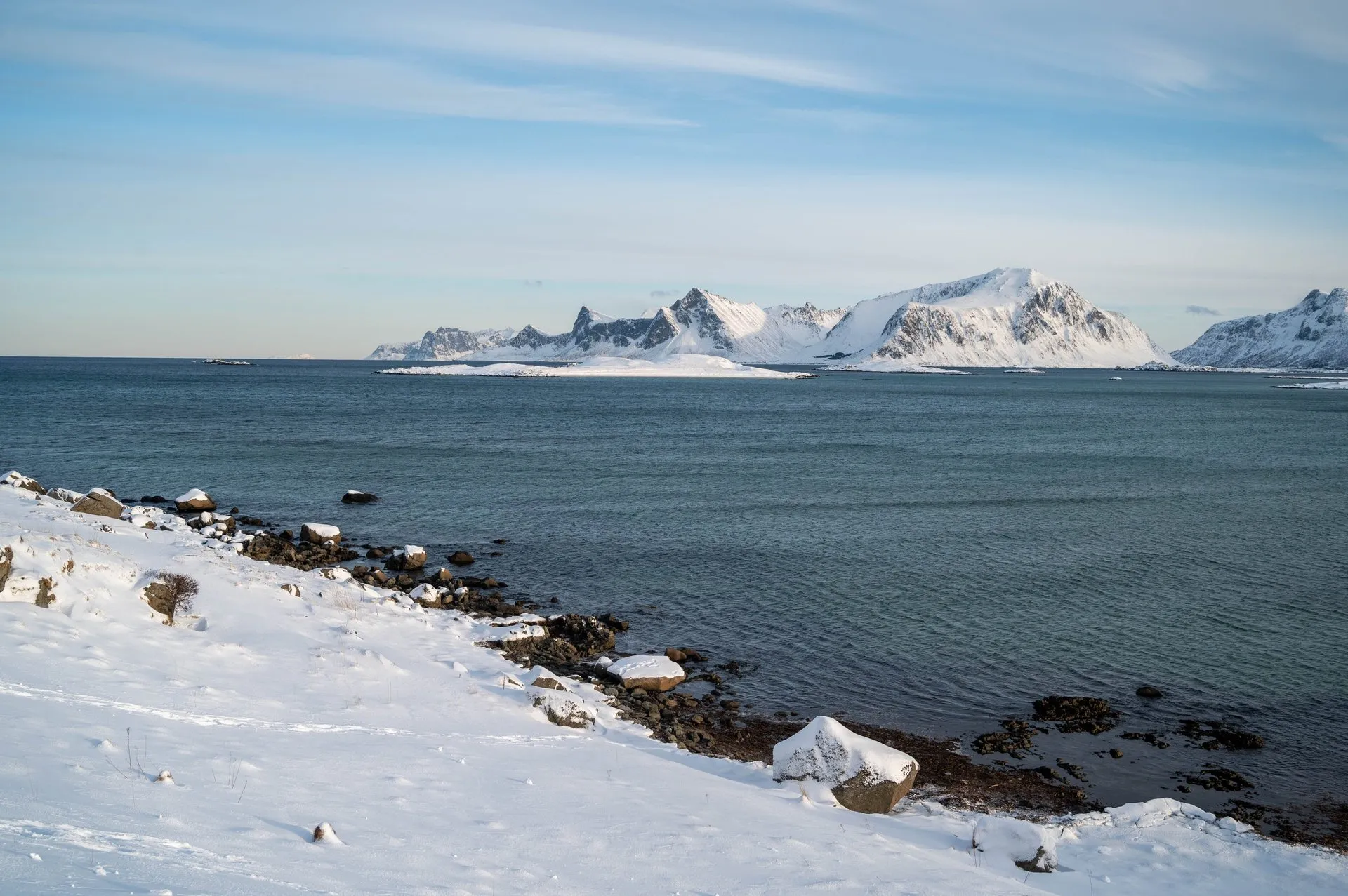 Snowsnakes auf den Lofoten. Bild 3